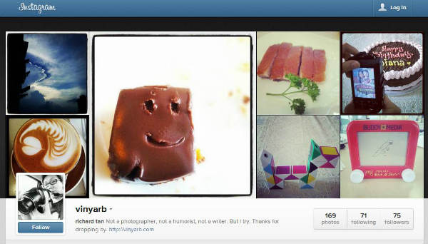 Instagram Web Profiles