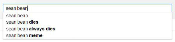 Sean Bean always dies